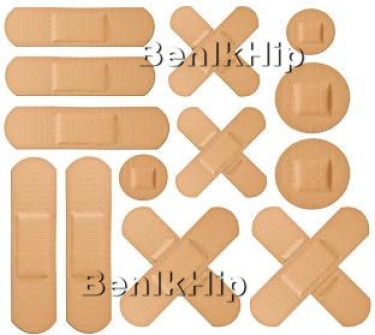 Strijkapplicatie Pleisters set 13 stuks